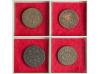 ISABEL II. Lote 14 monedas. Incluye 2 monedas 40 Céntimos de