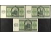 ESTADO ESPAÑOL. Lote 3 billetes 100 Pesetas. 21 Noviembre 19