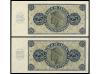 ESTADO ESPAÑOL. Lote 2 billetes 25 Pesetas. 21 Noviembre 193