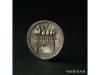 IMPERIO ROMANO. Denario. 29-27 a.C. AUGUSTO. Anv.: Cabeza de
