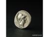 IMPERIO ROMANO. Denario. 29-27 a.C. AUGUSTO. Anv.: IMP. Cabe