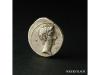 IMPERIO ROMANO. Denario. 32-29 a.C. AUGUSTO. Anv.: Cabeza de