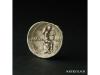 IMPERIO ROMANO. Denario. 32-29 a.C. AUGUSTO. Anv.: Cabeza de