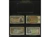 Lote 48 billetes. 1936 a 1971. Colección incompleta en dos á