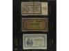 Lote 48 billetes. 1936 a 1971. Colección incompleta en dos á