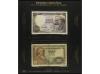 Lote 48 billetes. 1936 a 1971. Colección incompleta en dos á