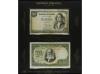 Lote 48 billetes. 1936 a 1971. Colección incompleta en dos á