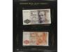 Lote 3 álbums con alrededor 40 billetes 1 Peseta a 5.000 Pes