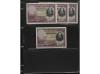 Lote alrededor 100 billetes. Incluye álbum con billetes BANC