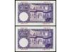 ESTADO ESPAÑOL. Lote 2 billetes 25 Pesetas. 22 Julio 1954. A
