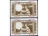 ESTADO ESPAÑOL. Lote 2 billetes 100 Pesetas. 7 Abril 1953. R