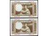 ESTADO ESPAÑOL. Lote 2 billetes 100 Pesetas. 7 Abril 1953. R