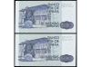 JUAN CARLOS I. Lote 2 billetes 500 Pesetas. 23 Octubre 1979.