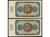 ESTADO ESPAÑOL. Lote 2 billetes 5 Pesetas. 10 Agosto 1938. P
