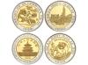 CHINA. Lote 2 medallas. 1990. Anv.: Oso Panda. (1/2 Oz AU + 