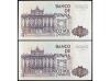 JUAN CARLOS I. Lote 2 billetes 5.000 Pesetas. 23 Octubre 197