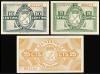 CATALUNYA. Lote 3 billetes 5, 10 y 25 Cèntims. 2 Desembre 19