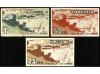 CATALUNYA. Lote 3 billetes 25, 50 Cèntims y 1 Pesseta. Maig 