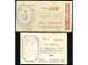 CATALUNYA. Lote 2 billetes 25 y 50 Cèntims. 12 Setembre 1937