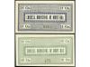 CATALUNYA. Lote 2 billetes 25 y 50 Cèntims. 15 Juny 1937. C.