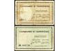 CATALUNYA. Lote 2 billetes 50 Cèntims y 1 Pesseta. Juny 1937