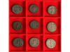 IMPERIO ROMANO. Lote 9 monedas Follis. VARIOS EMPERADORES. A