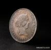 ISABEL II. 10 Reales. 1855. MADRID. 12,78 grs. Prueba en pla