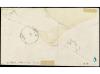 ✉ PORTUGAL. Mu. 18 (2). 1867. LISBOA a ALEMANIA. 100 reis li