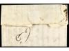 ✉ FRANCIA. 1821. Sobrescrito de PAMPLONA (España) a CAHORS (
