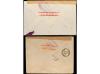 ✉ ESPAÑA GUERRA CIVIL. 1937. MURCIA a ARGELIA. Dos cartas ci
