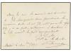 ✉ ESPAÑA. 1873. MADRID a ZARAGOZA. Tarjeta Postal Precursora