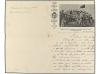 ✉ CUBA. 1896. LOS PALACIOS a ESPAÑA. Sobre con membrete EJÉR