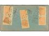 ✉ COLOMBIA. 1916. BOGOTÁ a PARÍS. Sobre Entero Postal de 2 c