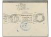 ✉ COLOMBIA. Sc. C38, C39, C40. 1923. BOGOTÁ a ALEMANIA. Ente