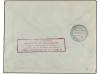 ✉ COLOMBIA. Sc. C40 (2), C41. 1925. BOGOTÁ a ALEMANIA. 10 ct