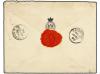 ✉ NIGERIA. 1899. Envelope sent to LONDON and redirected to D