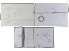 ✉ LETONIA. 1858-66. THREE letters sent to DENMARK with diver