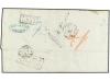 ✉ RUSIA. 1860. BERDYCZEW to FRANCE. Entire letter, small ova