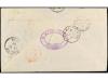 ✉ CABO DE BUENA ESPERANZA. Sg. 42, 44. 1886. LADA GREY a ALE