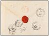 ✉ RUSIA. Sc. 19, 30. 1881. VORONEZ to BIARRITZ (France). 1 k