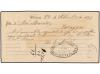 ✉ ESPAÑA. 1873. VALENCIA a ZARAGOZA. Tarjeta Postal Provisio