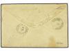 ✉ ESPAÑA: PREFILATELIA. 1871. ROMA a PALMA DE MALLORCA. Marc