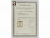 * ESPAÑA. Ed. 126. 50 cts. verde. PIEZA DE LUJO. Cert. CEM. 