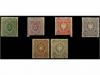 * ALEMANIA. Mi. 31/36. 1875. COMPLETE set. Original gum. 20 