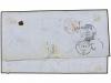 ✉ CUBA. Ant. 8 (3). 1861. HABANA a BARCELONA. 1 real verde, 