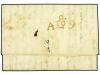 ✉ ITALIA. 1819 (18 Julio). ROMA a BARCELONA. Marca ROMA en r