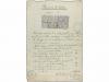 ✉ ESPAÑA. Ed. 107F. 1872. 50 milésimas azul. FALSOS POSTALES