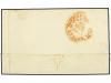 ✉ ESPAÑA. Ed. 6. 1851. HIJAR a ZARAGOZA. 6 cuartos negro, ma