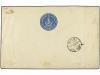 ✉ ESPAÑA. Ed. 218, 219. 1901. Sobre dirigido a ITALIA. 10 ct