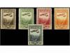 * ESPAÑA. Ed. 650/54N. SERIE COMPLETA, dentado 14, numeració